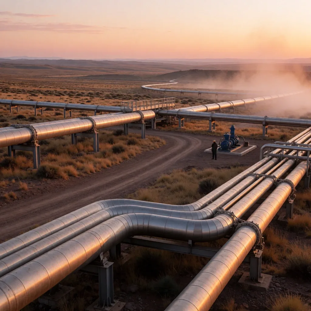 Infraestructura energética en Vaca Muerta